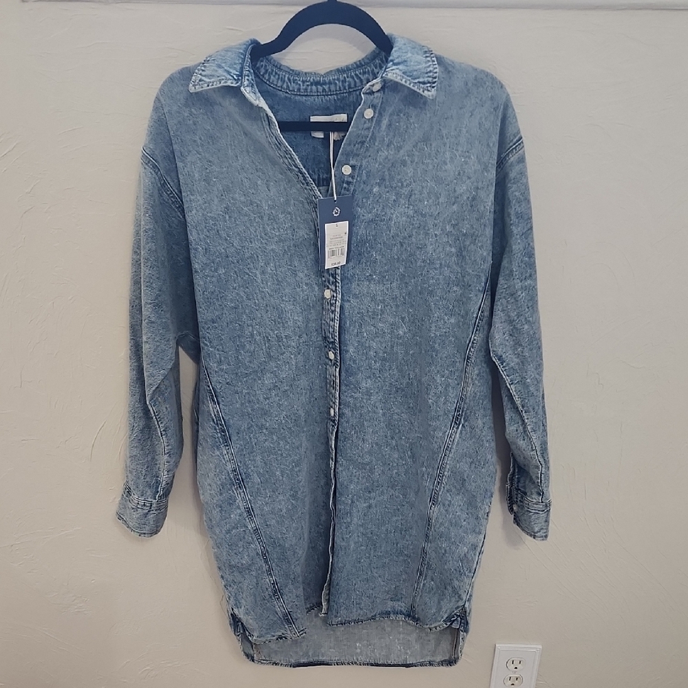 NWT Universal Threads Denim Button-Up Shirt Dress